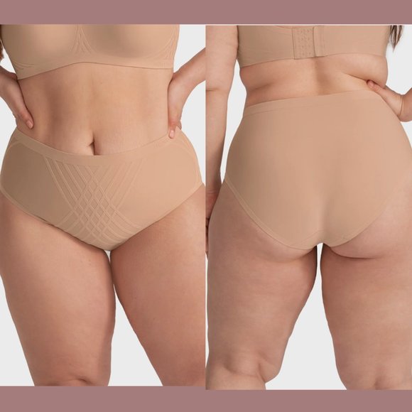 NEW $40 Honeylove [ 3X ] Silhouette Shaping Briefs‎ in Sand Nude - Picture 10 of 11